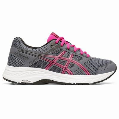 Női Asics Gel-Contend 5 (D) Futócipő AS5804923 Szürke/Fukszia Lila